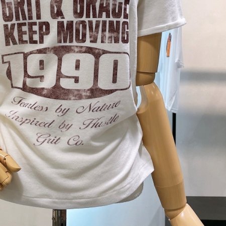 롤링 레터링 티셔츠