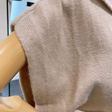 니트 후드 조끼