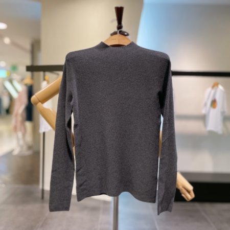 홀가먼트 울 믹스 니트