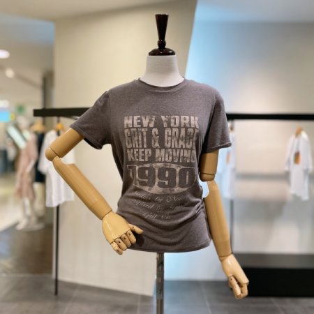 레터링 롤업 티셔츠