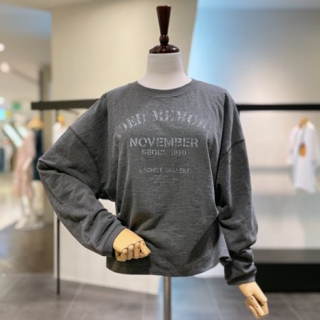 레터링 슬라브 티셔츠