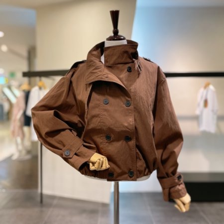 더블 크롭 자켓