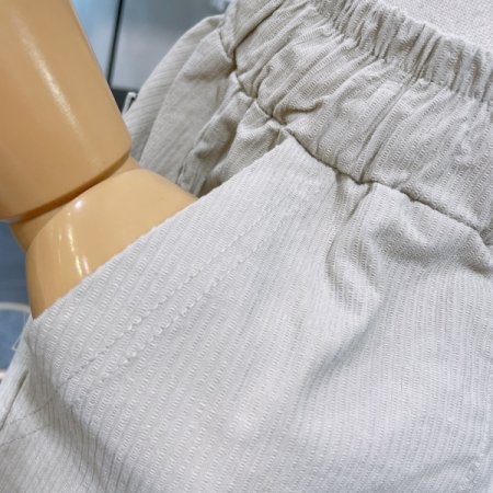 배색 바텍 스판 팬츠