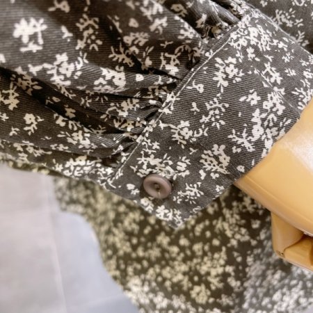 플라워 코튼 셔츠