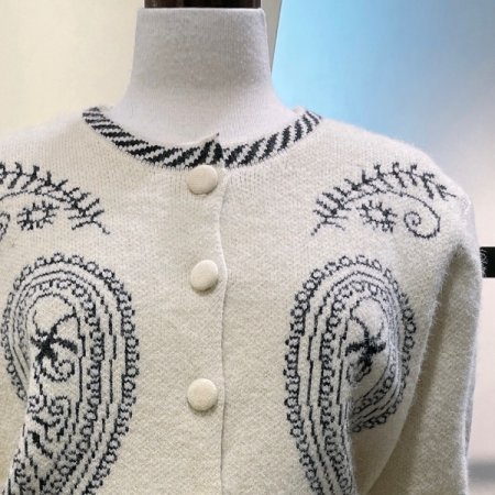 페이즐리 포인트 가디건