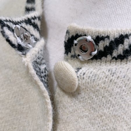 페이즐리 포인트 가디건