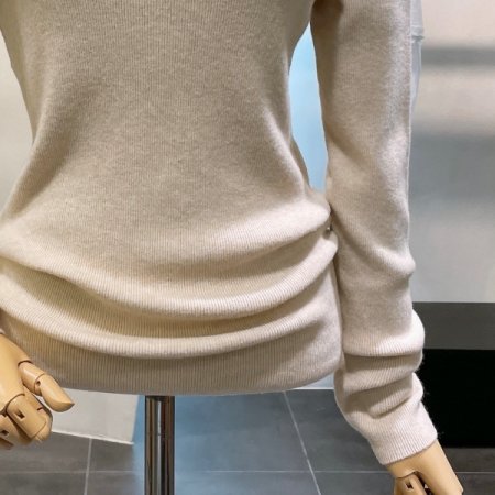 홀가먼트 반목 긴팔 니트