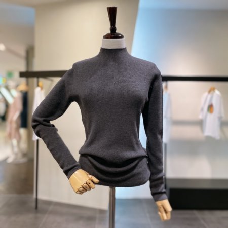 홀가먼트 반목 긴팔 니트