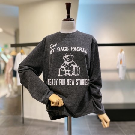 곰도리 프린트 티셔츠