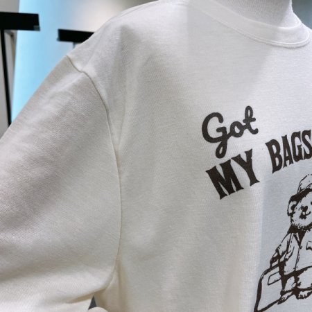 곰도리 프린트 티셔츠