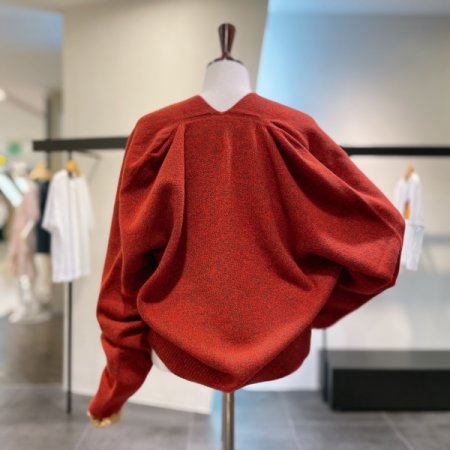 홀가 브이넥 가디건