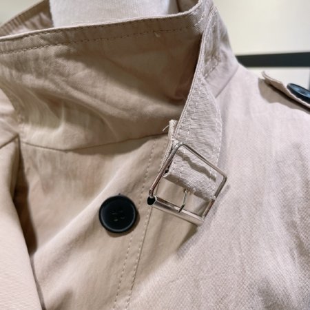 하이넥 크롭 자켓