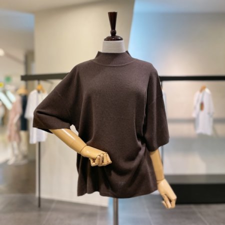 반목 반팔 니트