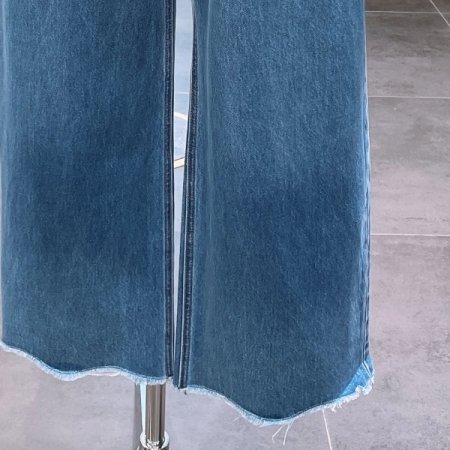 벌룬 와이드 데님 팬츠