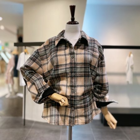 체크 포인트 셔츠