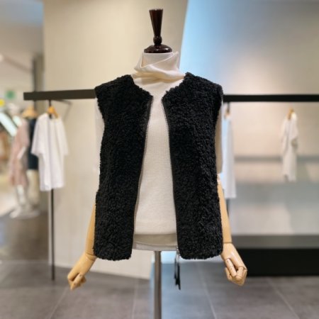 지퍼 포인트 조끼