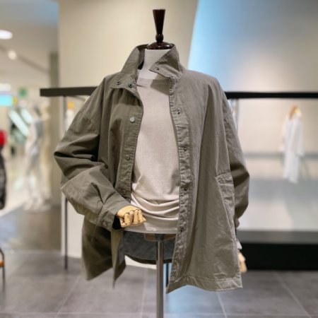 하이넥 야상 점퍼