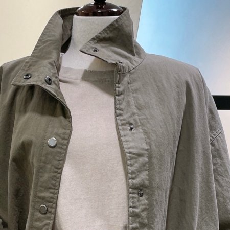 하이넥 야상 점퍼