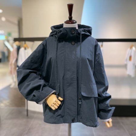 윈드 후드 스트링 점퍼