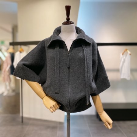 하이넥 스트링 가디건