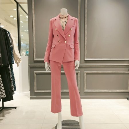 금장버튼 더블정장 자켓