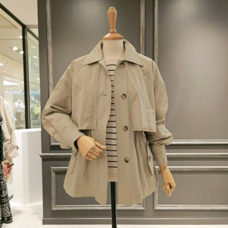 스트링 루즈핏 점퍼