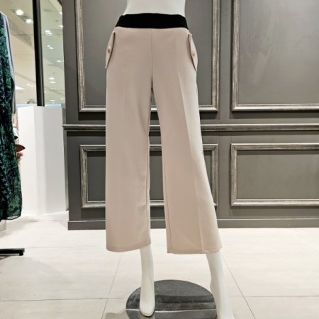 밴딩 일자 스판 팬츠