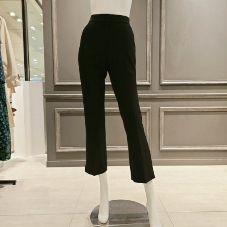 뒷 밴딩 일자 스판 팬츠