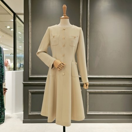 라운드 A라인 원피스