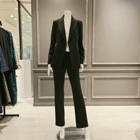 일자핏 정장 스판 팬츠