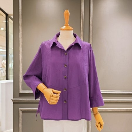 옆 트임 루즈핏 셔츠