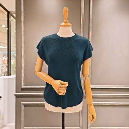 드롭 슬리브 니트