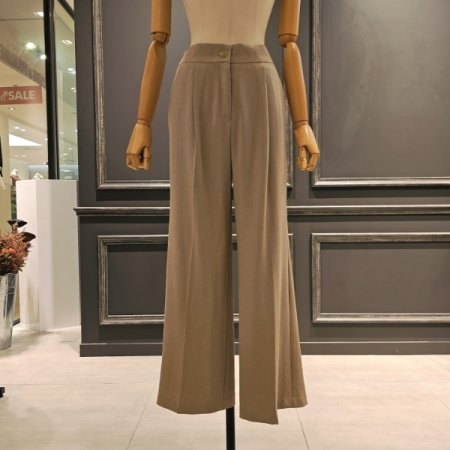 핀턱 주름 밴딩 팬츠