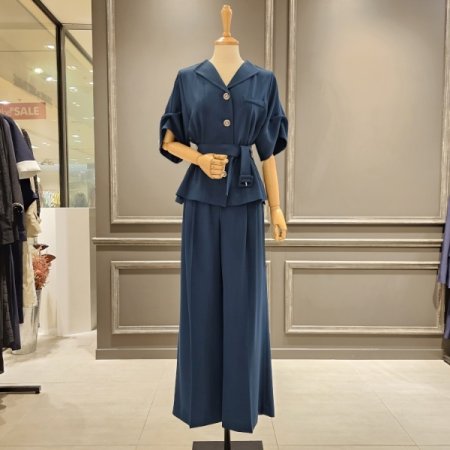 원카라 5부소매 자켓