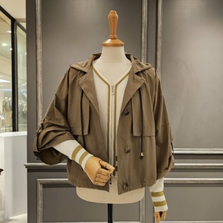 와이드 소매 루즈핏 점퍼