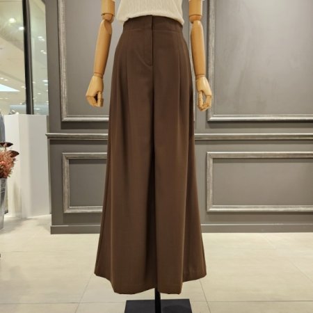 투핀턱 와이드 슬랙스