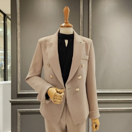 소매 롤업 더블 자켓