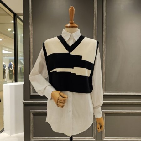 셔츠 니트 베스트 세트