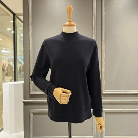 반폴라 옆트임 니트