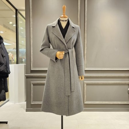 소매 버튼 옆트임 코트