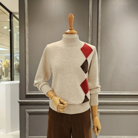 아가일 반폴라 니트