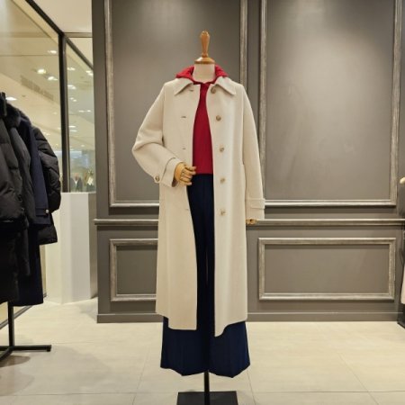 골드버튼 루즈핏 맥 코트