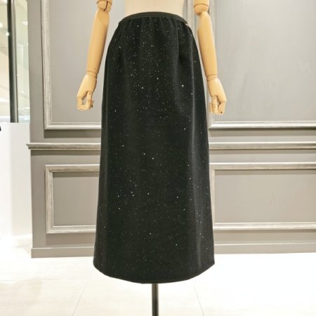 뒷트임 밴딩 롱스커트