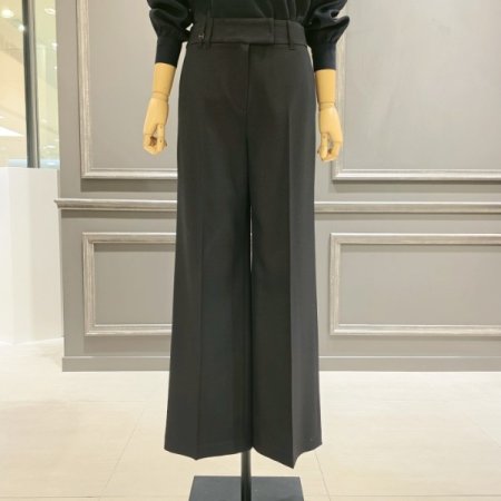 버클 일자 정장 팬츠