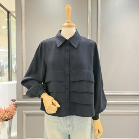 루즈핏 캉캉 블라우스