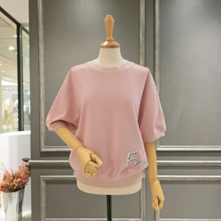 스팽글 포인트 루즈핏 티