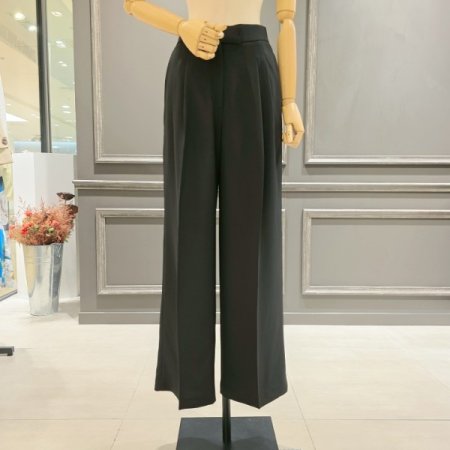 투핀턱 와이드 팬츠