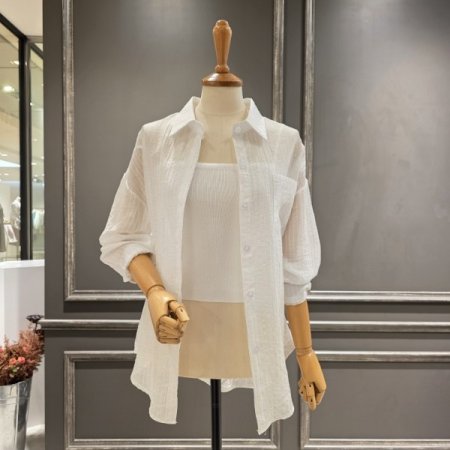 루즈핏 셔츠 니트베스트