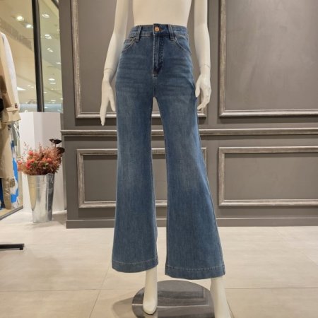 부츠컷 스타일 데님 팬츠