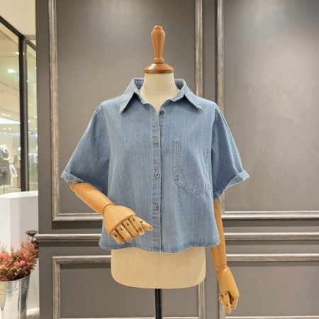 루즈핏 데님 셔츠
